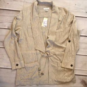 Christopher & Banks NWT Overcoat Blouse